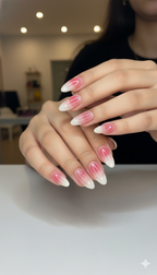 Jelly galaxy pink cat eye